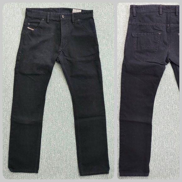 Diesel Krooley-A Regular Slim-Carrot 00NXY Jeans, 31, black - Picture 3 of 13